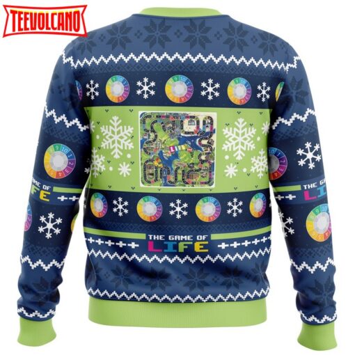 Christmas The Game of Life Board Games Ugly Christmas Sweater