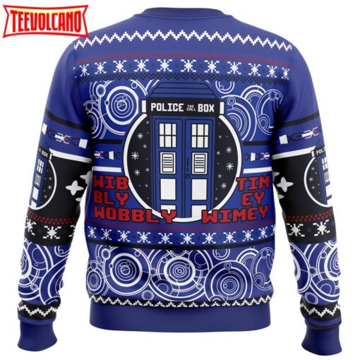 Christmas Through Time And Space Doctor Who Ugly Christmas Sweater