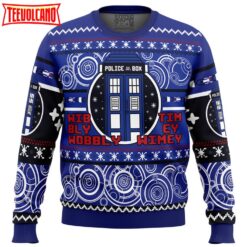 Christmas Through Time And Space Doctor Who Ugly Christmas Sweater