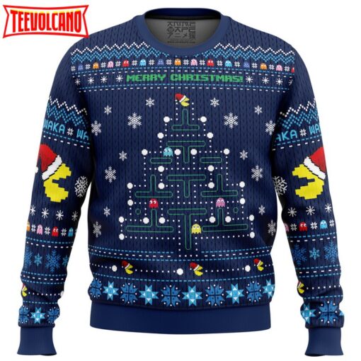 Christmas Tree Pac-Man Christmas Sweater