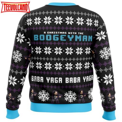 Christmas with the Boogeyman John Wick Ugly Christmas Sweater