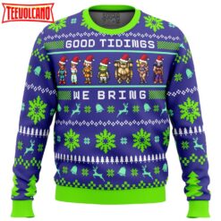 Chrono Trigger Good Tidings We Bring Ugly Christmas Sweater