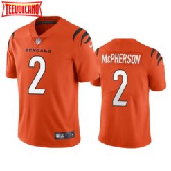 Cincinnati Bengals Evan McPherson Orange Limited Jersey