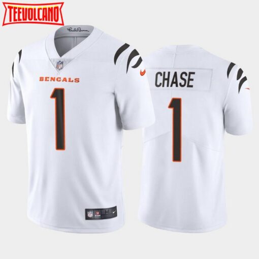 Cincinnati Bengals Ja’Marr Chase 2021 White Limited Jersey