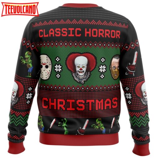 Classic Horror Christmas Ugly Christmas Sweater