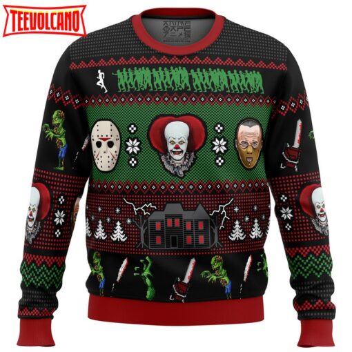 Classic Horror Christmas Ugly Christmas Sweater