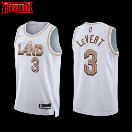 Cleveland Cavaliers Caris LeVert 2022-23 City Edition Jersey White