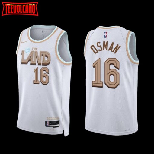 Cleveland Cavaliers Cedi Osman 2022-23 City Edition Jersey White