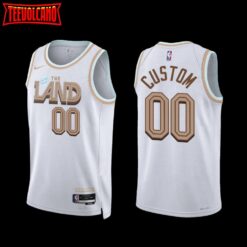 Cleveland Cavaliers Custom 2022-23 City Edition Jersey White