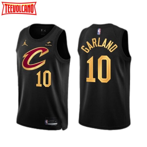 Cleveland Cavaliers Darius Garland 2022-23 Black Statement Edition Jersey