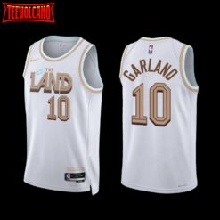 Cleveland Cavaliers Darius Garland 2022-23 City Edition Jersey White