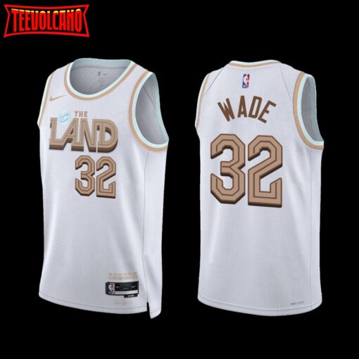 Cleveland Cavaliers Dean Wade 2022-23 City Edition Jersey White