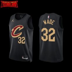 Cleveland Cavaliers Dean Wade 2022-23 Statement Edition Jersey Black