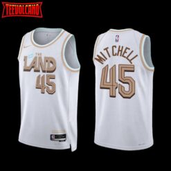 Cleveland Cavaliers Donovan Mitchell 2022-23 City Edition Jersey White