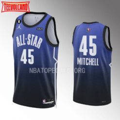 Cleveland Cavaliers Donovan Mitchell 2023 NBA All-Star Blue Jersey