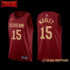 Cleveland Cavaliers Isaiah Mobley 2022-23 Icon Edition Jersey Wine