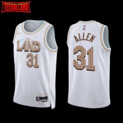 Cleveland Cavaliers Jarrett Allen 2022-23 City Edition Jersey White