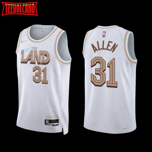 Cleveland Cavaliers Jarrett Allen 2022-23 City Edition Jersey White