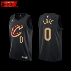 Cleveland Cavaliers Kevin Love 2022-23 Statement Edition Jersey Black