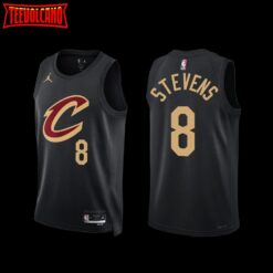 Cleveland Cavaliers Lamar Stevens 2022-23 Statement Edition Jersey Black