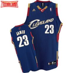 Cleveland Cavaliers LeBron James Navy Throwback Jersey