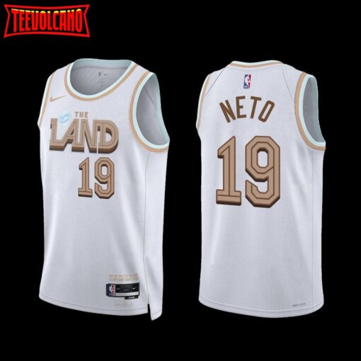 Cleveland Cavaliers Raul Neto 2022-23 City Edition Jersey White