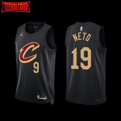 Cleveland Cavaliers Raul Neto 2022-23 Statement Edition Jersey Black