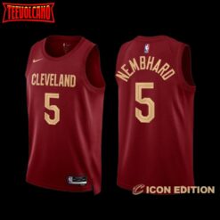 Cleveland Cavaliers RJ Nembhard 2022-23 Icon Edition Jersey Wine