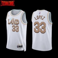 Cleveland Cavaliers Robin Lopez 2022-23 City Edition Jersey White