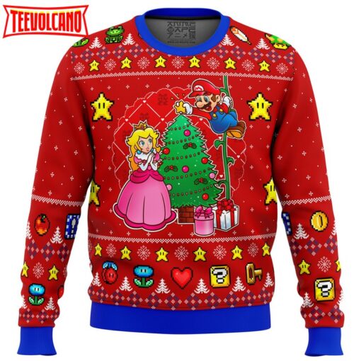 Come and See the Christmas Tree Super Mario Ugly Christmas Sweater