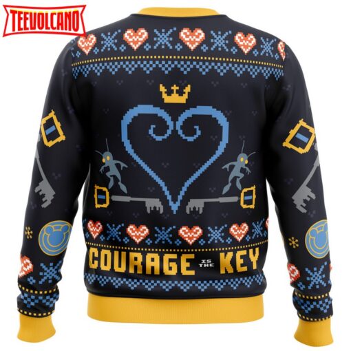 Courage is the Key Kingdom Hearts Ugly Christmas Sweater