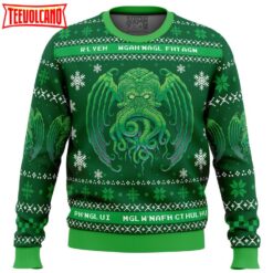 Cthulhu Cultist Christmas Ugly Christmas Sweater