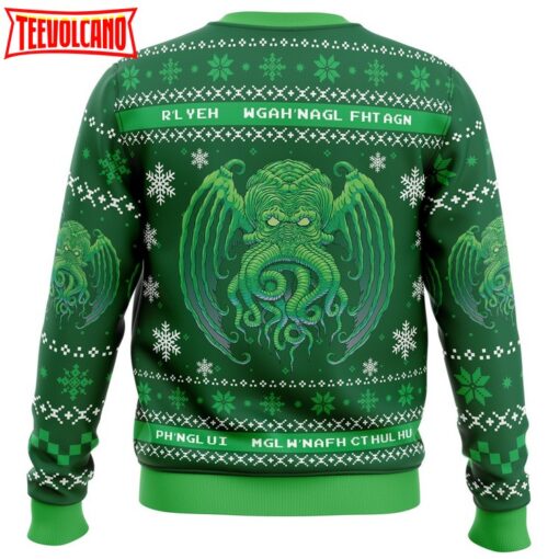 Cthulhu Cultist Christmas Ugly Christmas Sweater