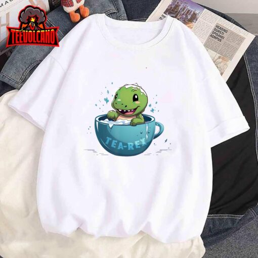 Cute T-Rex Dinosaur Tea Tea-Rex T-Shirt