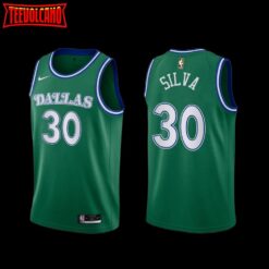 Dallas Mavericks Chris Silva 2022-23 Classic Edition Jersey Green