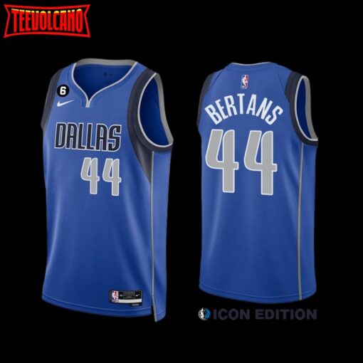 Dallas Mavericks Davis Bertans 2022-23 Icon Edition Jersey Royal