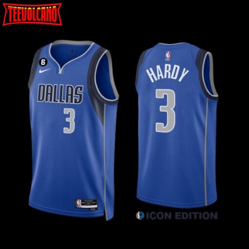 Dallas Mavericks Jaden Hardy 2022-23 Icon Edition Jersey Royal