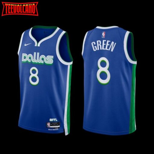 Dallas Mavericks Josh Green 2022-23 City Edition Jersey Blue