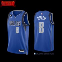 Dallas Mavericks Josh Green 2022-23 Icon Edition Jersey Royal