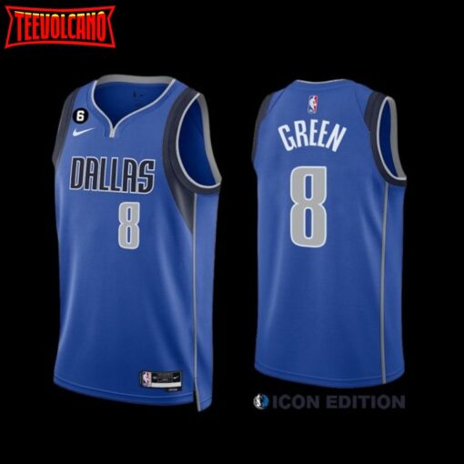 Dallas Mavericks Josh Green 2022-23 Icon Edition Jersey Royal