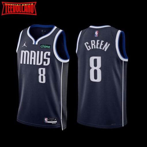 Dallas Mavericks Josh Green 2022-23 Statement Edition Jersey Navy