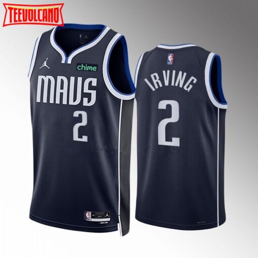 Dallas Mavericks Kyrie Irving 2022-23 Navy Statement Edition Jersey