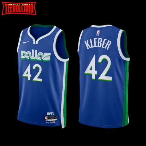 Dallas Mavericks Maxi Kleber 2022-23 City Edition Jersey Blue