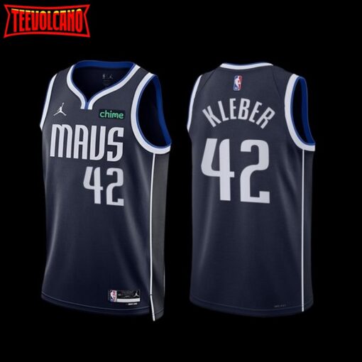 Dallas Mavericks Maxi Kleber 2022-23 Statement Edition Jersey Navy