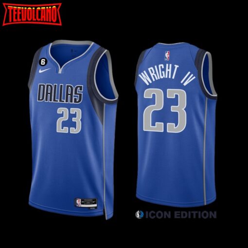 Dallas Mavericks McKinley Wright IV 2022-23 Icon Edition Jersey Royal