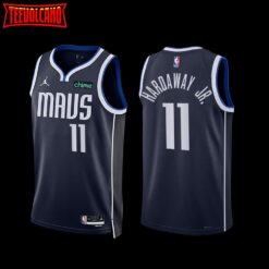 Dallas Mavericks Tim Hardaway Jr. 2022-23 Statement Edition Jersey Navy