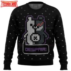 Danganropa Monokuma Despair Ugly Christmas Sweater