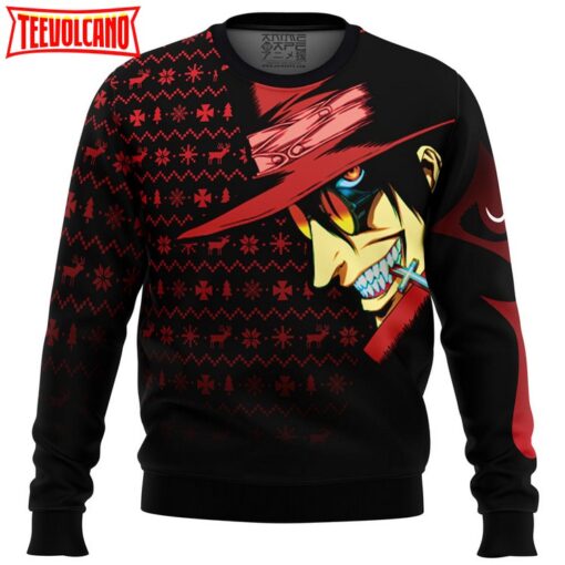 Dark Fanstasy Alucard Hellsing Ugly Christmas Sweater