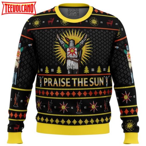 Dark Souls Praise the Sun Ugly Christmas Sweater