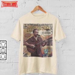 Dave Matthews Band Comic Art Walk Around The Moon Album World Tour T Shirt